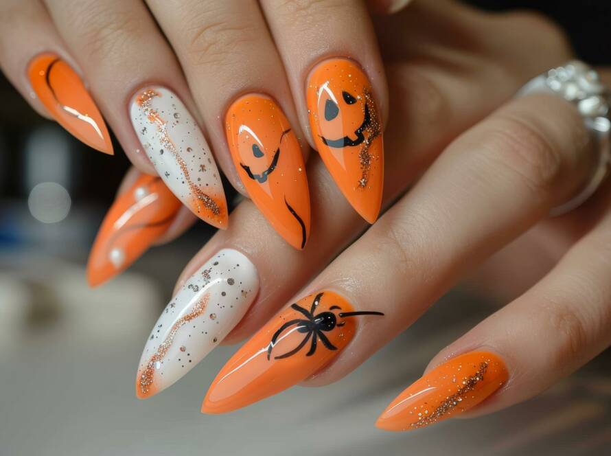 October manicure, NailsStudio Dedham MA