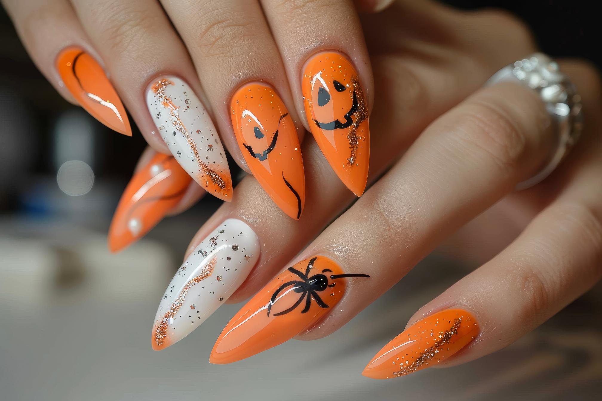 October manicure, NailsStudio Dedham MA